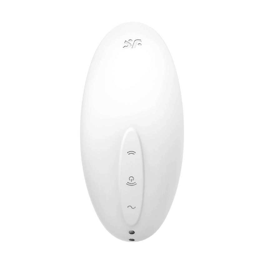 Вакуумный стимулятор клитора с вибрацией Satisfyer Vulva Lover 2, белый