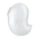 Вакуумный стимулятор клитора с вибрацией Satisfyer Cutie Ghost, белый