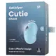 Вакуумный стимулятор клитора с вибрацией Satisfyer Cutie Ghost, голубой