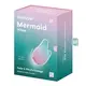 Вакуумный стимулятор клитора с вибрацией Satisfyer Mermaid Vibes, бирюзово-розовый