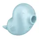Вакуумный стимулятор клитора с вибрацией Satisfyer Sassy Seal, голубой
