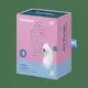 Вакуумный стимулятор клитора с вибрацией Satisfyer Vulva Lover 2, белый