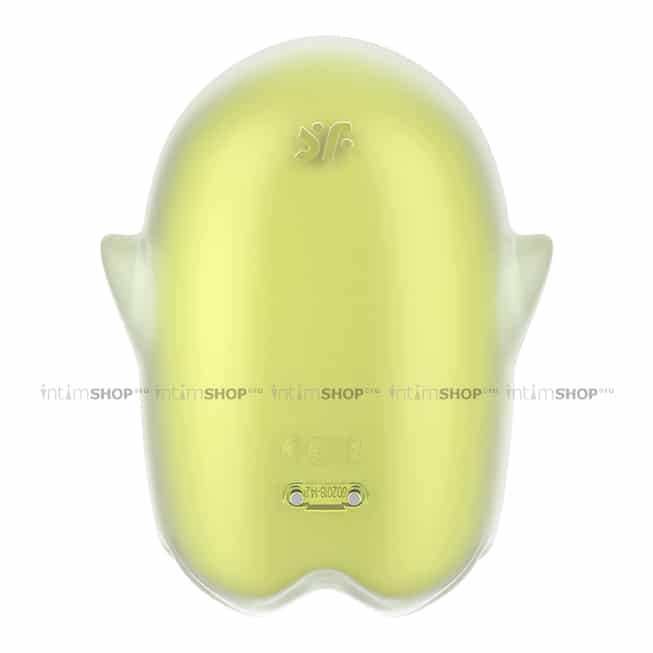 Вакуумный стимулятор клитора Satisfyer Glowing Ghost, желтый - фото 6