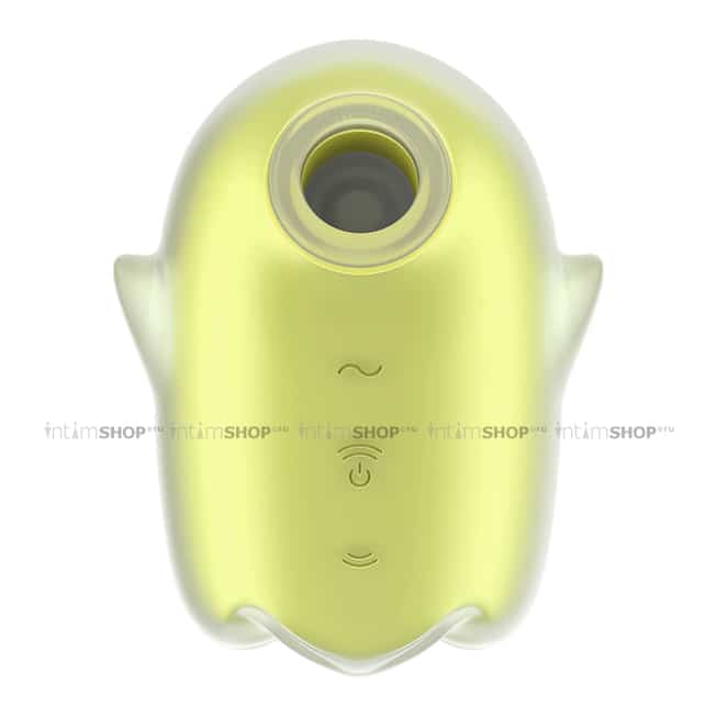 Вакуумный стимулятор клитора Satisfyer Glowing Ghost, желтый - фото 3