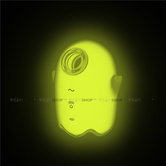 Вакуумный стимулятор клитора Satisfyer Glowing Ghost, желтый - фото 7