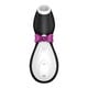 Вакуумный стимулятор клитора Satisfyer Penguin, чёрно-белый
