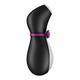 Вакуумный стимулятор клитора Satisfyer Penguin, чёрно-белый