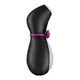 Вакуумный стимулятор клитора Satisfyer Penguin, чёрно-белый