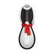 Вакуумный стимулятор клитора Satisfyer Penguin Holiday Edition, чёрно-белый