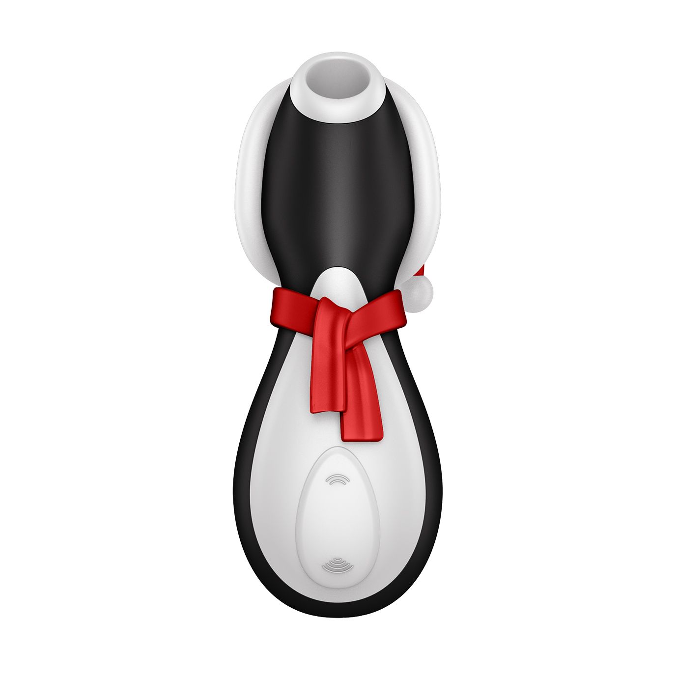 Вакуумный стимулятор клитора Satisfyer Penguin Holiday Edition, чёрно-белый