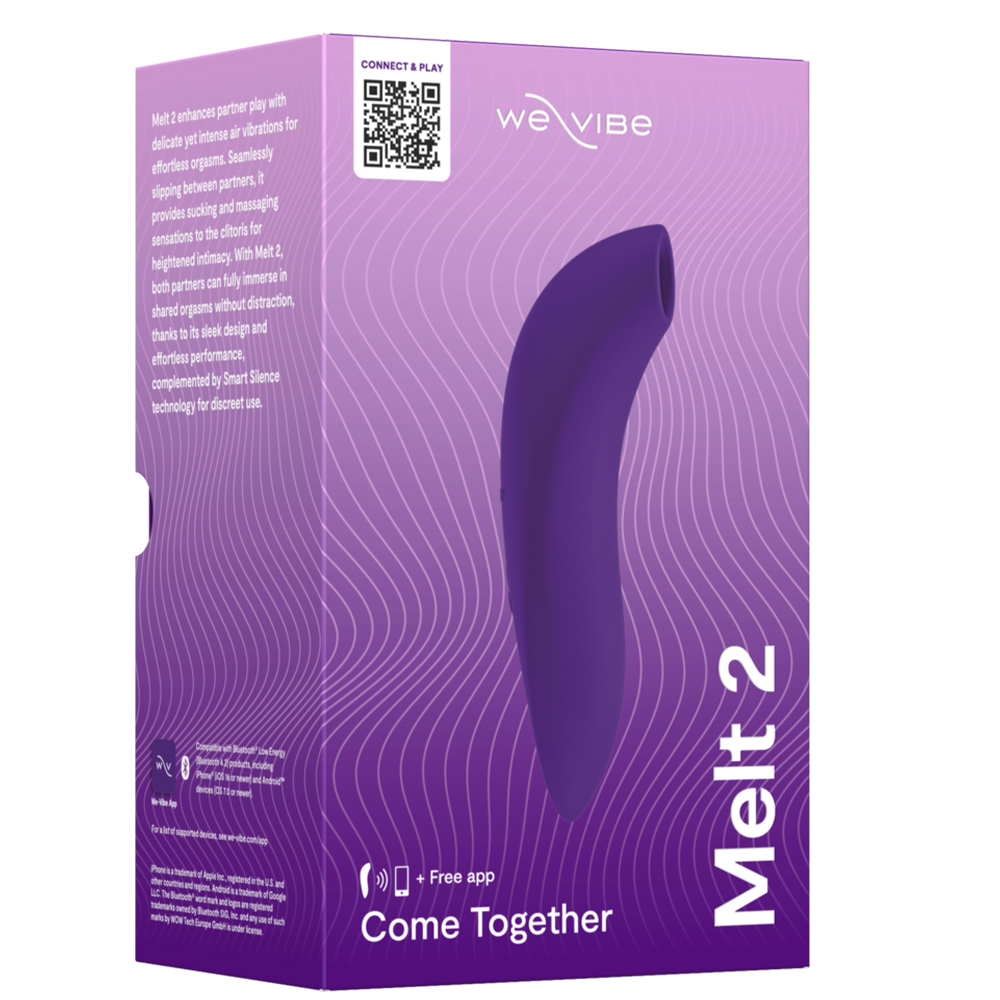 Вакуумный стимулятор клитора We-Vibe Melt 2, фиолетовый