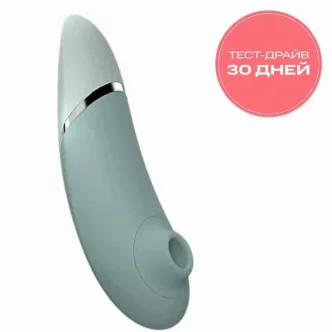 Вакуумный стимулятор клитора Womanizer Next, серо-зеленый