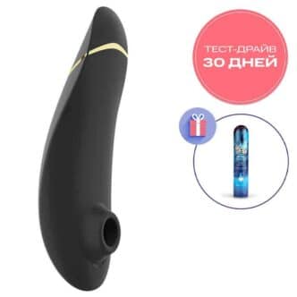 Вакуумный стимулятор клитора Womanizer Premium 2, черный