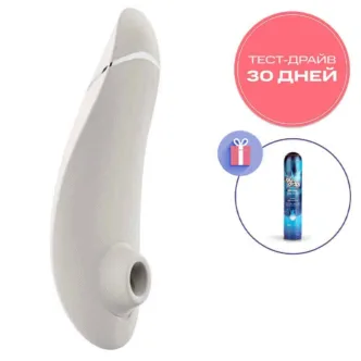 Вакуумный стимулятор клитора Womanizer Premium 2, молочный