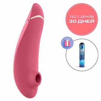 Вакуумный стимулятор клитора Womanizer Premium 2, розовый