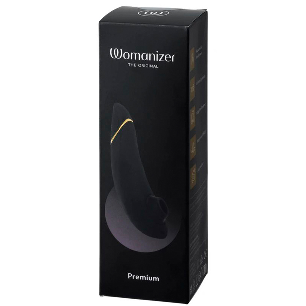 Вакуумный стимулятор клитора Womanizer Premium, чёрный