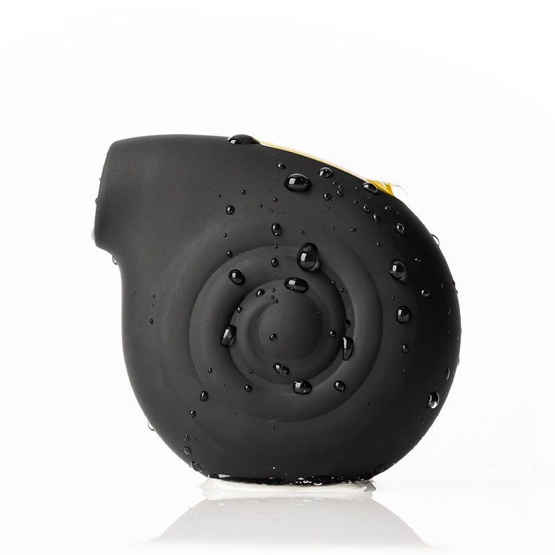 Вакуумный стимулятор клитора с вибрацией Nomi Tang Little Snail, черный