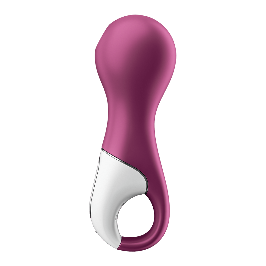 Вакуумный стимулятор клитора с вибрацией Satisfyer Lucky Libra, бордовый