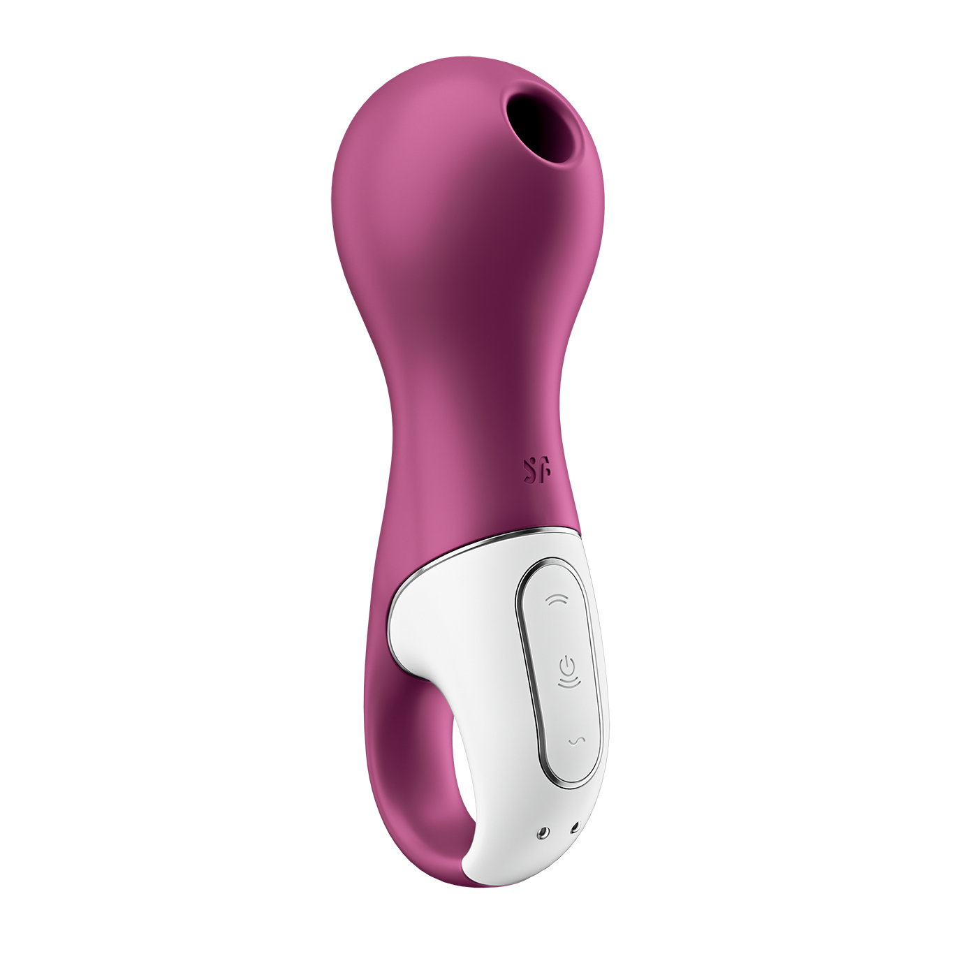 Вакуумный стимулятор клитора с вибрацией Satisfyer Lucky Libra, бордовый