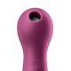 Вакуумный стимулятор клитора с вибрацией Satisfyer Lucky Libra, бордовый