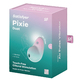 Вакуумный стимулятор клитора с вибрацией Satisfyer Pixie Dust, бирюзово-розовый