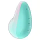 Вакуумный стимулятор клитора с вибрацией Satisfyer Pixie Dust, бирюзово-розовый
