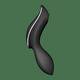 Вакуумно-волновой стимулятор и вибратор для точки G Satisfyer Curvy Trinity 2, черный