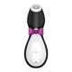 Вакуумный стимулятор клитора Satisfyer Penguin, чёрно-белый