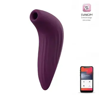 Вакуумный стимулятор клитора Svakom Pulse Union App, фиолетовый