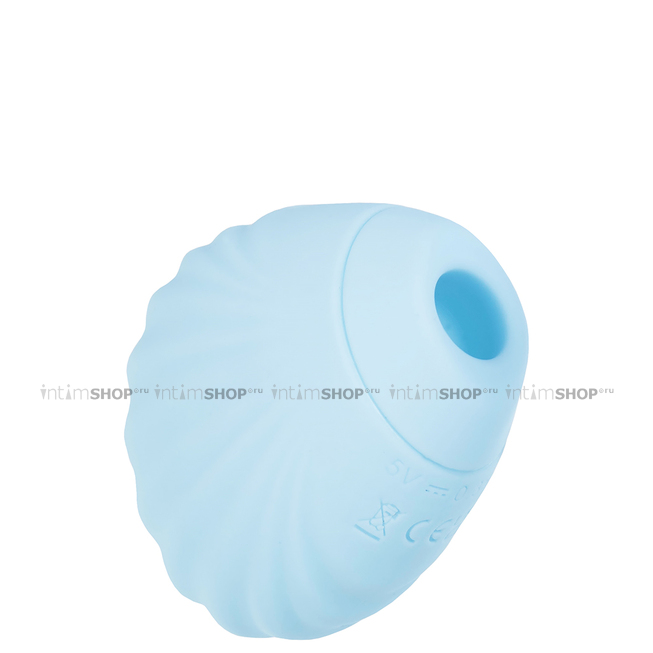 Вакуумно-волновой стимулятор клитора Toyfa Flovetta Qli Scall, голубой