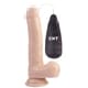 Вибратор CNT Dick Buddies: Buzzing Stud 19.8 см, телесный