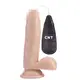 Вибратор CNT Dick Buddies: Buzzing Stud Realistic 17 см, телесный
