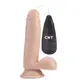 Вибратор CNT Dick Buddies: Buzzing Stud Realistic 17 см, телесный