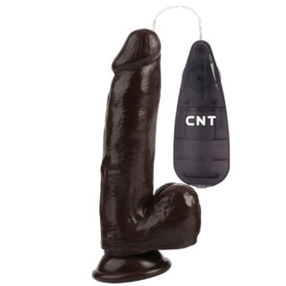 Вибратор CNT Dick Buddies: Buzzing Stud Realistic 18.8 см, коричневый