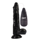 Вибратор CNT Dick Buddies: Buzzing Vibrating Beginner Dildo 21.5 см, чёрный