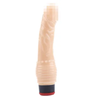 Вибратор CNT Dick Buddies: Buzzing Vibrating Dildo 19.5 см, телесный