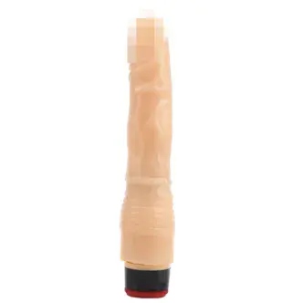 Вибратор CNT Dick Buddies: Buzzing Vibrating Dilido 21.5 см, телесный