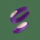 Вибратор для пар Satisfyer Partner Double Plus с пультом ДУ, фиолетовый