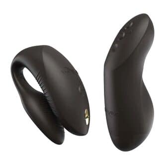 Сенсорный вибратор для пар We-Vibe Chorus Pro с пультом ДУ, чёрный
