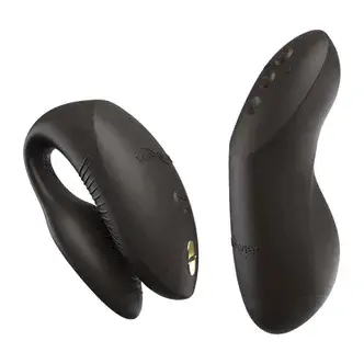 Сенсорный вибратор для пар We-Vibe Chorus Pro с пультом ДУ, чёрный
