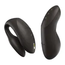 Сенсорный вибратор для пар We-Vibe Chorus Pro с пультом ДУ, чёрный