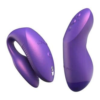 Сенсорный вибратор для пар We-Vibe Chorus Pro с пультом ДУ, фиолетовый