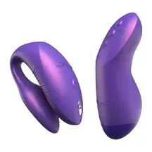 Сенсорный вибратор для пар We-Vibe Chorus Pro с пультом ДУ, фиолетовый