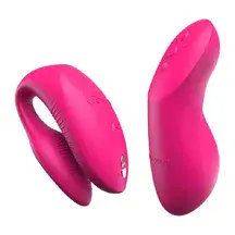 Сенсорный вибратор для пар We-Vibe Chorus Pro с пультом ДУ, розовый