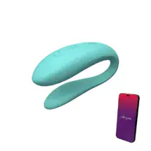 Вибратор для пар We-Vibe Sync Lite, бирюзовый