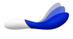Вибратор для точки G с имитацией фингеринга Lelo Mona Wave, синий