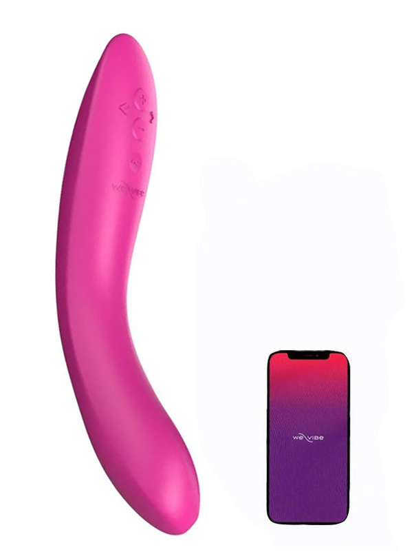 Вибратор для точки G We-Vibe Rave 2 с фиксацией формы, розовый