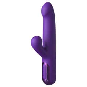 Вибратор-кролик c тройной стимуляцией PipeDream Sonix Silicone Thruster, фиолетовый