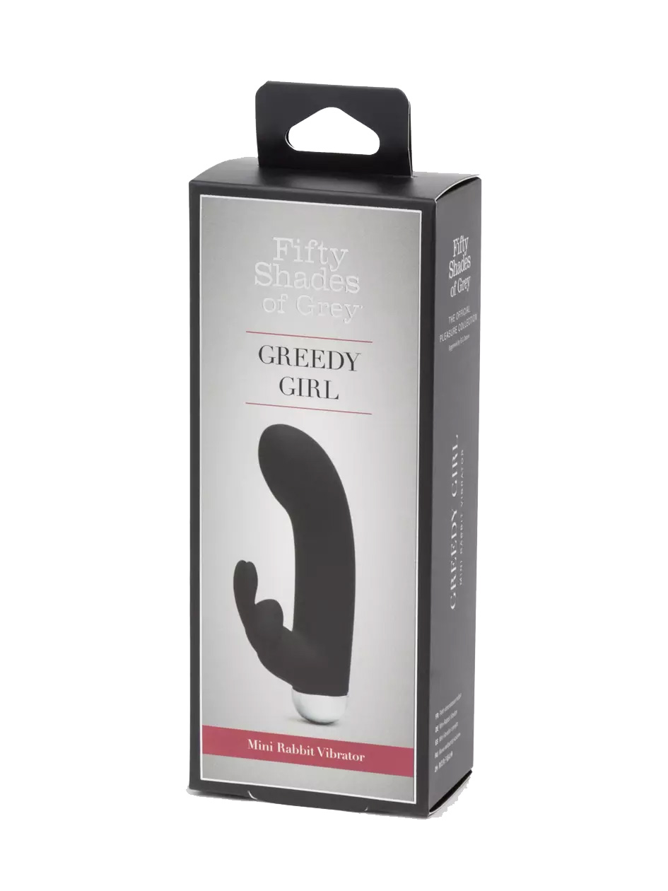 Вибратор-кролик Fifty Shades of Grey Greedy Girl mini, черный