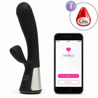 Вибратор интерактивный KIIROO Ohmibod Fuse, чёрный